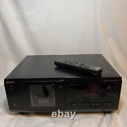 Sony 50+1 Capacity Disc Changer CD Player CDP-CX53 Tested With Remote