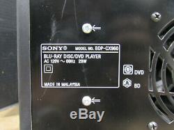 Sony BDP-CX960 400 Disc Blu-ray Disc/DVD Player Mega-Changer Tested & Working