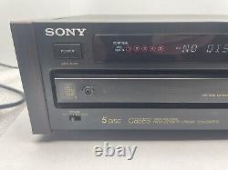 Sony C85es 5 Disc CD Player Changer High Density Linear Converter Dss Cdp-c85es