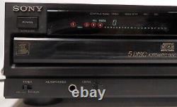 Sony CD Player 5-Disc Changer CDP-C700 Programable Memory or Shuffle 120V 12Watt