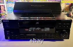 Sony CD Player CDP-CX100 100 Disc Changer Tested No Remote Vintage 1993