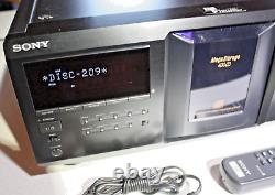 Sony CD Player CDP-CX400 400 MegaStorage Disc Changer With Remote and New Belts