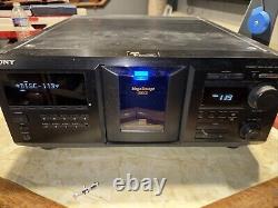 Sony CD Player CDP-CX455 400 Disc Changer Mega Storage No Remote TESTED