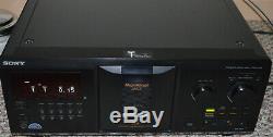 Sony CD player changer CDP-CX355 300-Disc MegaStorage. New Belts