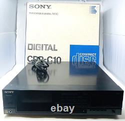 Sony CDP-C10 10 Disc CD Changer Home Audio System with Original Box (WORKING READ)