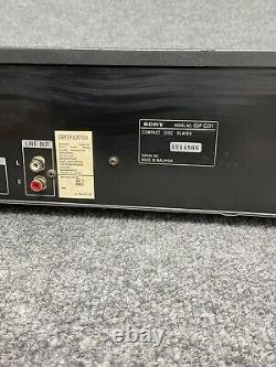 Sony CDP-C221 5 CD Changer Compact Disc Player Linear Converter WithO Control Wire