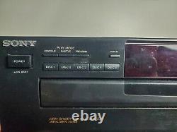 Sony CDP-C245 CD Player 5 Compact Disc Changer Tested & Working with Remote