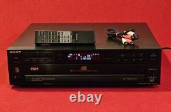 Sony CDP-C315 5 Disk CD Changer with Remote? % TESTED & WORKS GREAT