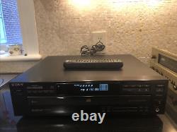 Sony CDP-C335 Japan 1993 Digital Servo 5-Disc CD Changer Player & Sony Remote