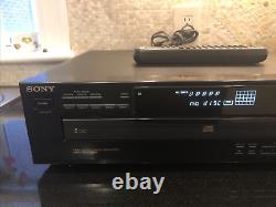 Sony CDP-C335 Japan 1993 Digital Servo 5-Disc CD Changer Player & Sony Remote