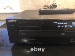 Sony CDP-C335 Japan 1993 Digital Servo 5-Disc CD Changer Player & Sony Remote