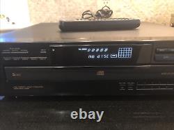 Sony CDP-C335 Japan 1993 Digital Servo 5-Disc CD Changer Player & Sony Remote