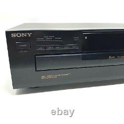 Sony CDP-C345 5 CD Compact Disc Changer/Player withNEW Remote & Manual TESTED