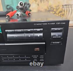 Sony CDP-C345 Compact Disc Player 5 DISC CD Changer with Remote Control TESTED