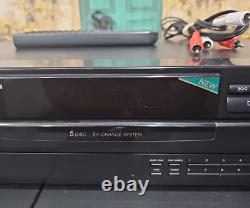 Sony CDP-C345 Compact Disc Player 5 DISC CD Changer with Remote Control TESTED