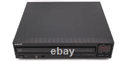 Sony CDP-C35 5 Disc CD Changer Player with Remote and Audio RCA Cable-1990