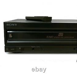 Sony CDP-C500 Compact Disc Player 5-Disc CD Changer Player with Remote TESTED