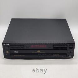 Sony CDP-C515 5-Disc Carousel CD Player Changer with Remote, Cables and Manual