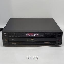 Sony CDP-C515 5-Disc Carousel CD Player Changer with Remote, Cables and Manual