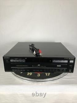 Sony CDP-C525 5 Disc CD Compact Disc Multi Carousel Changer Player No Remote