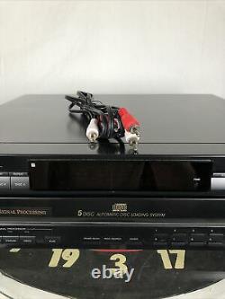Sony CDP-C525 5 Disc CD Compact Disc Multi Carousel Changer Player No Remote