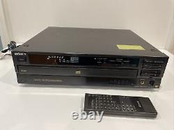 Sony CDP-C601ES 5 Disc CD Changer Elevated Series Player Japan Made