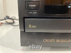 Sony CDP-C601ES 5 Disc CD Changer Elevated Series Player Japan Made