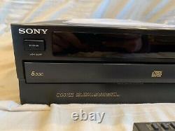 Sony CDP-C601ES 5 Disc CD Disc Changer Player Clean Fully Tested Working