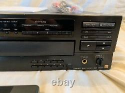 Sony CDP-C601ES 5 Disc CD Disc Changer Player Clean Fully Tested Working