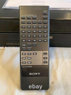 Sony CDP-C601ES 5 Disc CD Disc Changer Player Clean Fully Tested Working