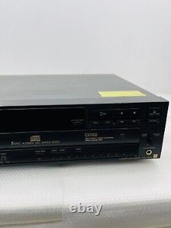Sony CDP-C67ES Elevated 5 Disc CD Changer Player TESTED no remote