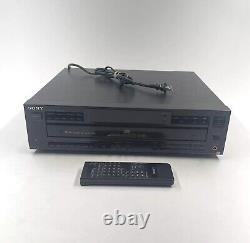 Sony CDP-C69ES 5 Disc CD Player Changer With Remote