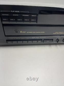 Sony CDP-C69ES 5 Disc CD Player Changer With Remote