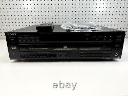 Sony CDP-C69ES CD Player 5 Disc Changer with Remote & Digital Output