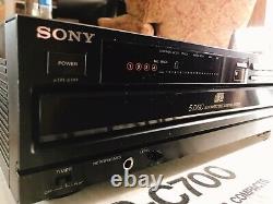 Sony CDP-C700 CD Player / 5 Compact Disc Changer, 1989, Made in Japan, Vintage
