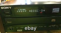 Sony CDP-C701ES 5 Disc Changer CD Player