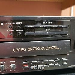 Sony CDP-C701ES 5 Disc Changer CD Player tested & working HD Linear Converter