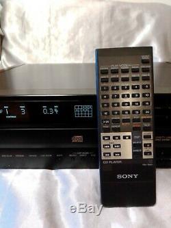 Sony CDP-C701ES CD Player 5 Disc Changer ES DSP Equalizer Reverb w REMOTE