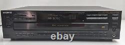 Sony CDP-C745 5 CD Compact Disc Changer/Player RARE UNIT Great Sound
