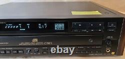 Sony CDP-C79ES 5 Disc CD Carousel Changer Player Compact Disc READ DESCRIP