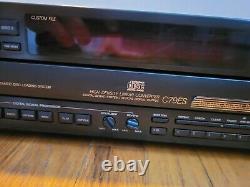 Sony CDP-C79ES 5 Disc CD Changer, Player - Wood Side Panels