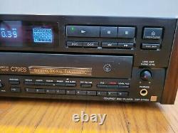 Sony CDP-C79ES 5 Disc CD Changer, Player - Wood Side Panels