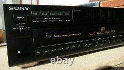 Sony CDP-C79ES 5 Disc CD Player / Changer + Remote Works Great Stereo ES Japan