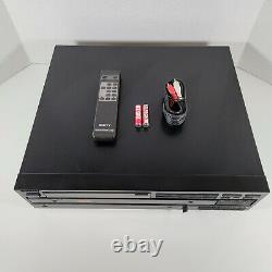 Sony CDP-C800 Custom File 5 Disc CD Player Changer Japan 1989 TESTED WORKS