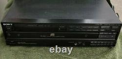 Sony CDP-C800 Custom File 5 Disc CD Player Changer Japan Made 1989