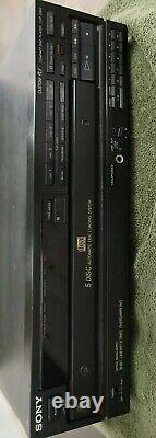 Sony CDP-C800 Custom File 5 Disc CD Player Changer Japan Made 1989