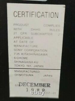 Sony CDP-C800 Custom File 5 Disc CD Player Changer Japan Made 1989