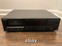 Sony CDP-C90ES 10 Disc CD Changer RARE WORKING Magazine Player ES Optical out