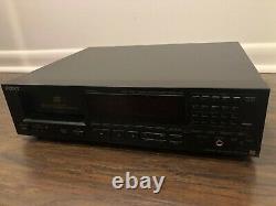 Sony CDP-C90ES 10 Disc CD Changer RARE WORKING Magazine Player ES Optical out