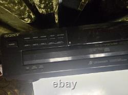 Sony CDP-CE315 5 Disc CD Changer Compact Disc Player- No Remote